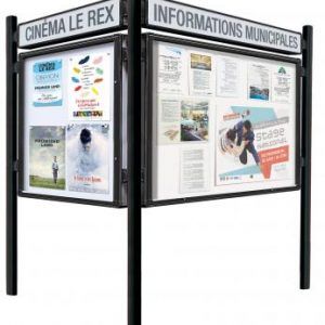 VITRINE D'AFFICHAGE EXTÉRIEUR